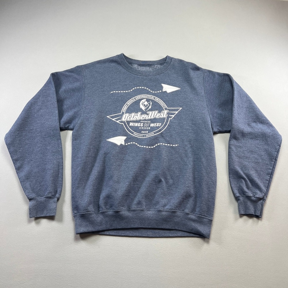 Embry-Riddle Aeronautical University OctoberWest 2019 Airshow Sweatshirt Blue Sm